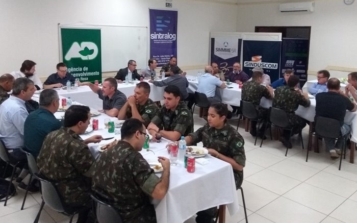 Simmme.SR participou de evento com representantes do Polo de Defesa