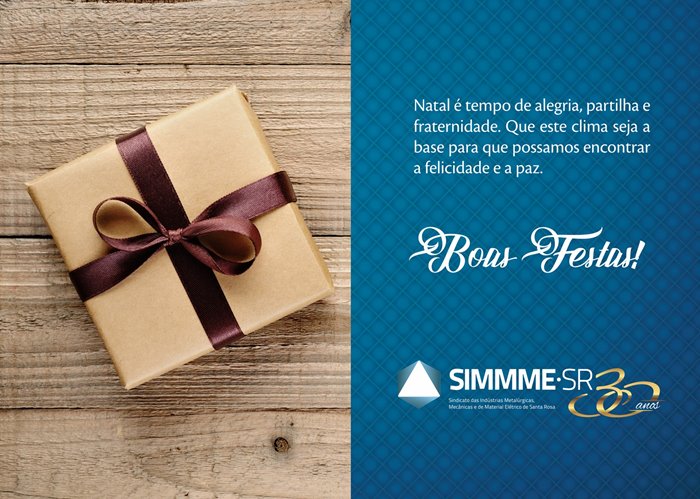 Boas festas!